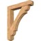 Ekena Millwork Olympic Craftsman Smooth Bracket w/ Offset Brace, Western Red Cedar, 7 1/2"W x 42"D x 48"H BKT0806X42X48OLY04SWR - alternate 1